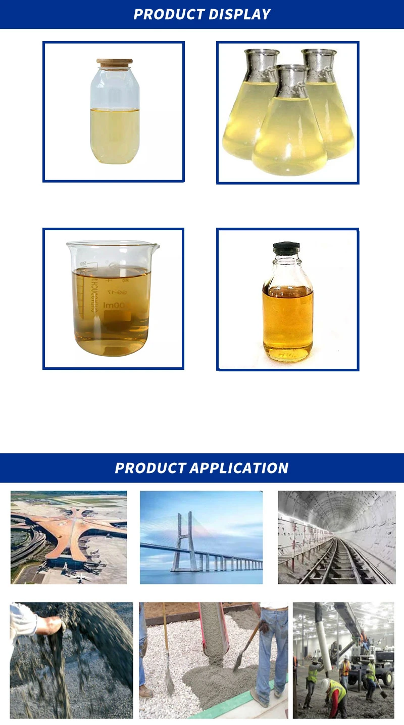 High Strength Concrete Additives Polycarboxylate Ether Superplasticizer PCE Liquid